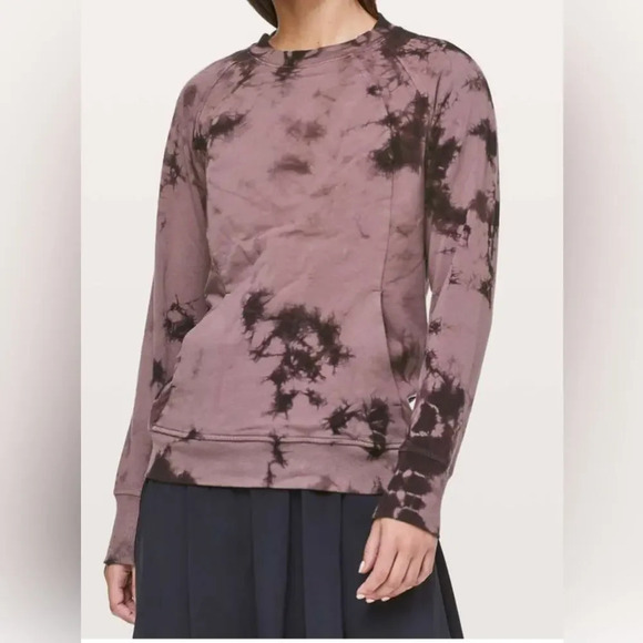 Lululemon Scuba Crew Shibori Purple Size 10 - Picture 3 of 8